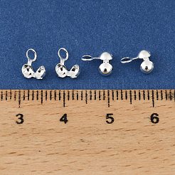 真鍮製ダルマチープ  ラウンド  鉛フリー＆カドミウムフリー＆ニッケルフリー  銀  7.5x3.5mm  穴：2mm  内径：2mm&nbsp;KK-H258-22S