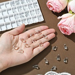 プレシオサ® クリスタルペンダント  チェコクリスタル  451 51 984 ドロップ  クリスタル00030個  15x7.5mm  穴：0.8mm&nbsp;Y-PRC-PC15-00030