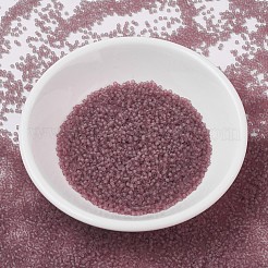 MIYUKIデリカビーズ  シリンダー  日本製シードビーズ  11/0  (db0765) マットトランスペアレントスモーキーアメジスト  1.3x1.6mm  穴：0.8mm  約2000PCS /ボトル  10 G /ボトル&nbsp;SEED-JP0008-DB0765