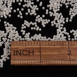 TOHO日本のシードビーズ  ラウンド  11/0  （147)セイロンライトアイボリー  2x1.5mm  穴：0.5mm  約42000個/ポンド&nbsp;SEED-F002-2mm-147