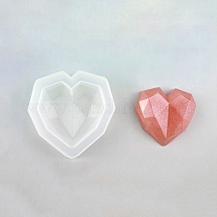 食品グレードのシリコンモールド  フォンダン型  DIYケーキデコレーション用  チョコレート  キャンディ  UVレジン＆エポキシ樹脂ジュエリー作り  ハート  ランダム単色またはランダム混色  75x73mm&nbsp;LS-DIY-L015-03A