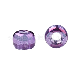 TOHOラウンドシードビーズ  日本製シードビーズ  （205)ゴールド光沢ダークアメジスト  8/0  3mm  穴：1mm  約222PCS /ボトル  10 G /ボトル&nbsp;SEED-JPTR08-0205