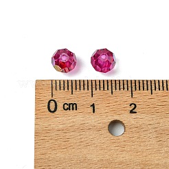 プレシオサ®クリスタルビーズ  チェコクリスタル  451 19 602 ラウンド  70350 200 フクシアab  6mm  穴：1.2mm&nbsp;X-PRC-BB6-70350-200