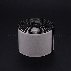 自己粘着フェルトテープ  家具フェルトストリップ  フラット  ブラック  50x3mm  1 m /ロール&nbsp;AJEW-WH0006-01B