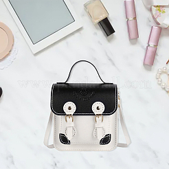 DIY PU レザー女性用サッチェルバッグキット  マグネットクロージャー付き  ホワイト&nbsp;DIY-WH0430-515B