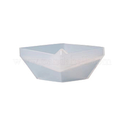 DIYの食品グレードのシリコーンキャンドルモールド  キャンドル作り用  3Dの紙船  ホワイト  8.6x4.8x3cm&nbsp;SIMO-PW0011-35