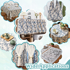 コットンリネン生地  衣類用アクセサリー  花  1500mm  3m / pc&nbsp;DIY-WH0591-282B