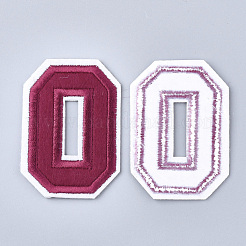 機械刺繍布地アイロンワッペン  マスクと衣装のアクセサリー  アップリケ  数  数  58~59x28~43.5x1.5~2mm&nbsp;FIND-T030-063-M