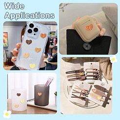 不透明樹脂模造食品デコデンカボション  ハートチョコレート  ミックスカラー  11x14x5mm&nbsp;RESI-CJC0023-11