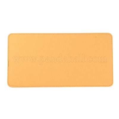 フェルトインサートバッグボトム  クッションパッド  長方形  きいろ  35x18x0.45cm&nbsp;DIY-WH0308-167C-02-1