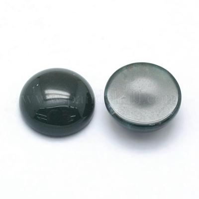 天然石モスアゲート瑪瑙カボション  半円  12x5~6mm&nbsp;G-P393-R28-12mm-1