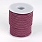 Round Polyester Cords, Old Lace, 3mm, about 21.87 yards(20m)/roll