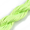 Polyester Thread, Satin Rattail Cord, Green Yellow, 2mm, about 10m/bundle
