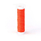 Round Waxed Polyester Twisted Cord, Micro Macrame Cord, for Leather Projects, Bookbinding, Orange, 0.35mm, about 43 yards(40m)/roll