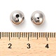 真鍮ビーズ  ラウンド  プラチナ  8x7.5mm  穴：1.8mm&nbsp;KK-F870-01P-01-3