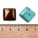 天然石カボション  混合石  正方形  ミックスカラー  16x16x6mm&nbsp;G-S051-2-2