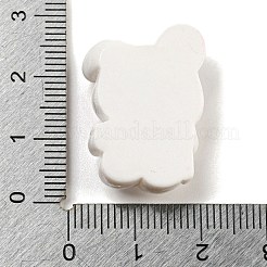 ハロウィーンテーマの不透明樹脂デコデンカボション  兎  26x19x8mm&nbsp;RESI-E057-01F