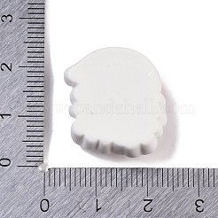 樹脂カボション  クリスマステーマ  サンタクロース  21x21x8.5mm&nbsp;RESI-H162-08E