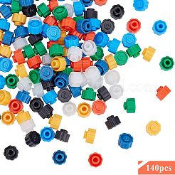 プラスチックシリンジキャップ  ディスペンシングシリンジチップキャップ  ロックネジ型工業用シリンジチップキャップ  ミックスカラー  6.4x12cm&nbsp;DIY-GB0001-01