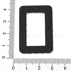 アクリルパーツ  水玉模様で  長方形  39x26.5x2.5mm  穴：1.6mm&nbsp;FIND-M046-02F