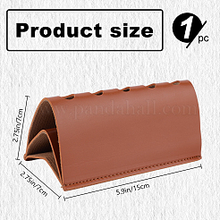 模造革ペンホルダー  鉛筆容器  アーチ  シエナ  150x70x70mm&nbsp;AJEW-WH0314-322A