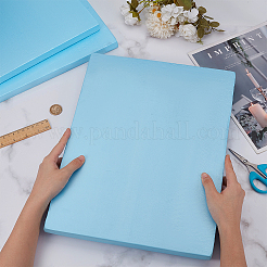 発泡成形プレート  長方形  砂テーブルモデル材料供給  空色  400x300x20mm&nbsp;DIY-WH0060-29B