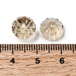 K9ガラス  模造オーストリアクリスタルビーズ  グレードAAA  多面カット  ダイヤモンド  バリーウッド  9.5~10x7~8mm  穴：0.9~1mm&nbsp;SWAR-F075-10mm-29