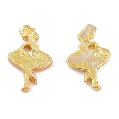 合金カボション  uv樹脂充填材料  王女  カドミウムフリー＆鉛フリー  ゴールドカラー  10x6x1mm  約100個/袋&nbsp;PALLOY-CJC0005-10