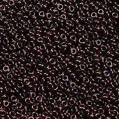 トーホー 8/0 デミラウンドビーズ  日本製シードビーズ  （502)つの高メタリックアメジスト  8/0  3x1.15mm  穴：1.2mm  約744個/10g&nbsp;X-SEED-DR08-0502