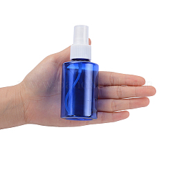 100mlの詰め替え可能なペットプラスチックスプレーボトル  液体用の空のポンプボトル  ブルー  4.6x11.8cm  容量：100ml（3.38液量オンス）&nbsp;LS-TOOL-Q024-02B-02