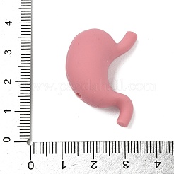 シリコンビーズ  焦点ビーズ  お腹  ピンク  31x22.5x13mm  穴：2mm&nbsp;SIL-I014-03A