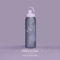 プレシオサ® マキシマ クリスタル ホットフィックスなし フラットバック ストーン  チェコクリスタル  デュラフォイル  ラウンド(438 11 615 シャトンローズ)  青紫 20320個  ss12（3~3.2mm）&nbsp;Y-PRC-NSS12-20320