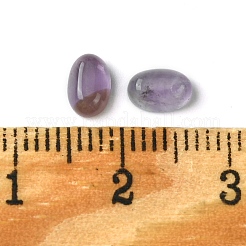 天然石アメジストカボション  オーバル  6x4x2~2.5mm&nbsp;G-A094-01A-05