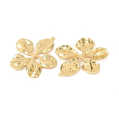 304ステンレスペンダント  18KGP本金メッキ  花  42x41x3mm  穴：1.8mm&nbsp;STAS-Q322-12G-02