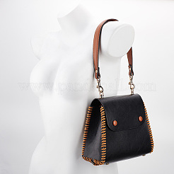 レザーバッグストラップ  合金回転式ナスカン付き  シエナ  51~52x1.5~2.7cm&nbsp;DIY-WH0304-709A