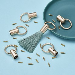 合金回転式ナスカン  スイベルスナップフック  鉄の釘で  ライトゴールド  46x31.5x14mm  穴：11.5mm&nbsp;PALLOY-Z003-03G