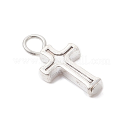 合金のチベット風チャーム  クロス  鉄ループ付き  アンティークシルバー  22x10.5x3.5mm  穴：3.5mm&nbsp;PALLOY-JF04665