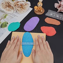 5種類のスタイルのアクリル製麺棒1本  フォンダンショコラ用  スティック  キッチンツール  混合模様  165x10mm  1個/スタイル  5pc&nbsp;DIY-PH0003-40