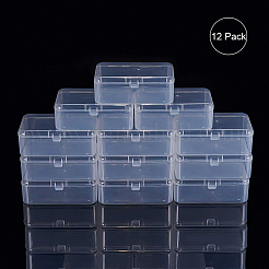 プラスチックビーズ収納ケース  コラム  透明  90x60x32mm&nbsp;CON-BC0003-11