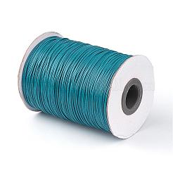 韓国のワックスポリエステルコード  スチールブルー  1mm  約85ヤード/ロール&nbsp;YC1.0MM-A140