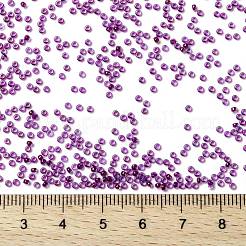 MIYUKIラウンドロカイユビーズ  日本製シードビーズ  （rr352)フクシア並ぶアクア光沢  15/0  1.5mm  穴：0.7mm  約5555PCS /ボトル  10 G /ボトル&nbsp;SEED-JP0010-RR0352