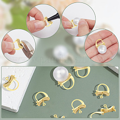 女性用真鍮フープピアス金具10個  14KGP本金メッキ  18x13x2mm  穴：1.2mm  ピン：0.8mm  10pc&nbsp;DIY-AR0004-45