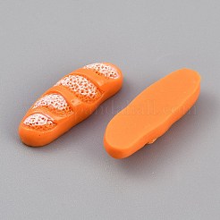 不透明樹脂ペンダント  模造食品  バゲット  28x10x8mm&nbsp;RESI-CJC0012-28B