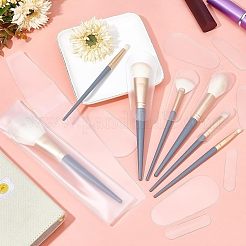プラスチック製ブラシ保護防塵ポータブルブラシホルダー  ホワイト  29x5.1x0.1cm&nbsp;MRMJ-CA0001-17