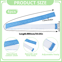 均一に焼くためのポリエステルケーキストリップ  藤紫色  880x41x1.5mm&nbsp;FIND-WH0126-954A