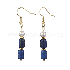 女性用宝石ダングルイヤリング  コラム  51x6mm&nbsp;EJEW-JE07211