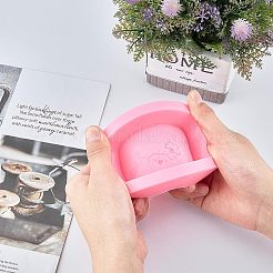 Diy 梅の花の枝シリコーン フォンダン金型キット  白樺の木工品のアイスクリームスティックとプラスチック製のトランスファーピペット付き  ラテックス指サック  プラスチック計量カップ  ショッキングピンク  105x75x37mm  1 PC&nbsp;DIY-OC0002-90