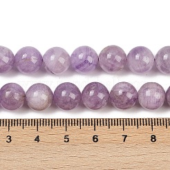 天然ラベンダーアメジストビーズ連売り  ラウンド  10mm  穴：1mm  約40~41個/連  15.47~15.75''（39.3~40センチメートル）&nbsp;G-F792-C08-01