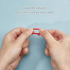 60種類のスタイルのシリコンペンダント12個  電子スタイラス＆ライター製造用  リング  ミックスカラー  29x24.5x7mm  穴：3mm  内径：13~20.5mm  5個/スタイル&nbsp;SIL-GF0001-25