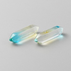 ガラスビーズ  弾丸  穴がない  きいろ  31.5x9x8mm&nbsp;LS-FIND-WH0155-040H